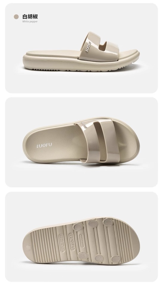 Dép lê LUOFU E7213B(35-40).KEM