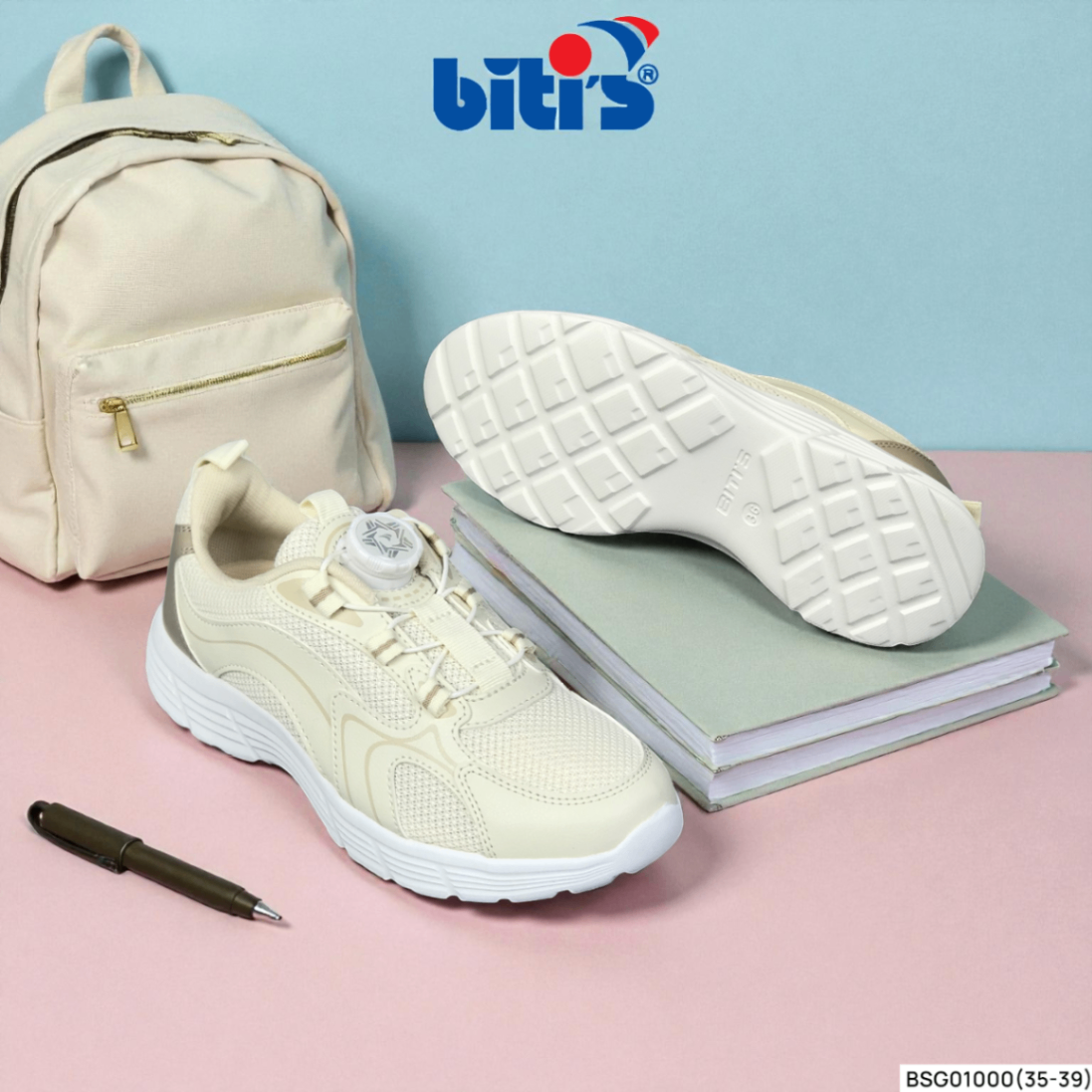 Giày thể thao BITIS BSG010000(35-39).KEM