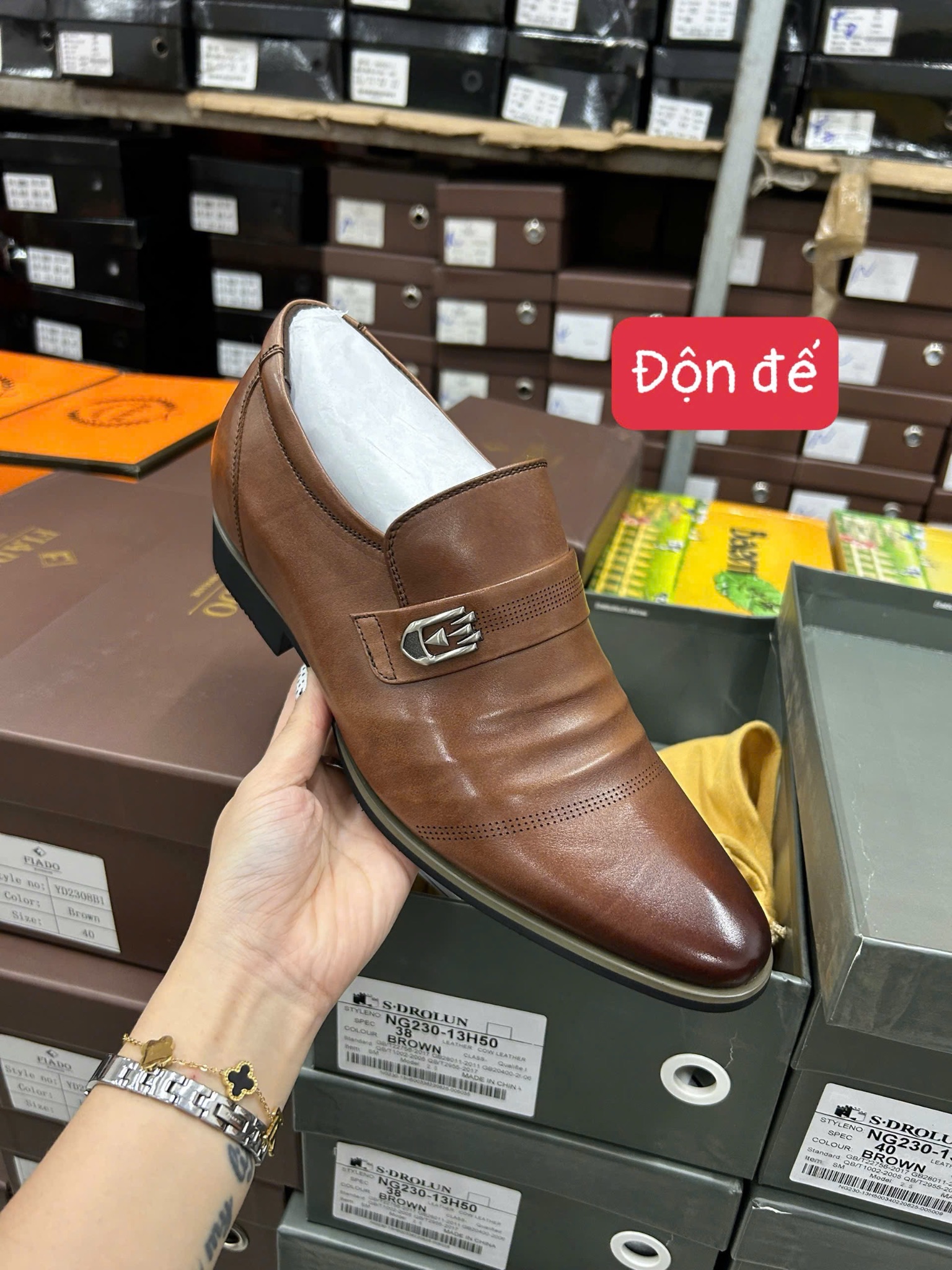Giày nâng đế SDROLUN NG230-13H50NAU