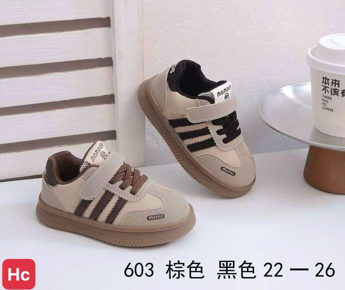 Giày thể thao 603(22-26).DEN