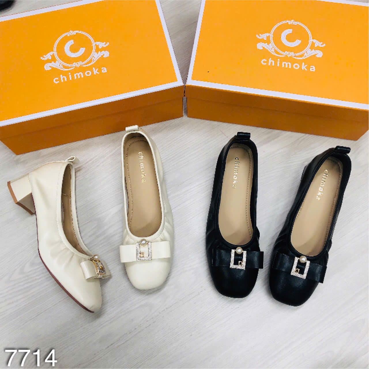 Giày nữ 7714DEN