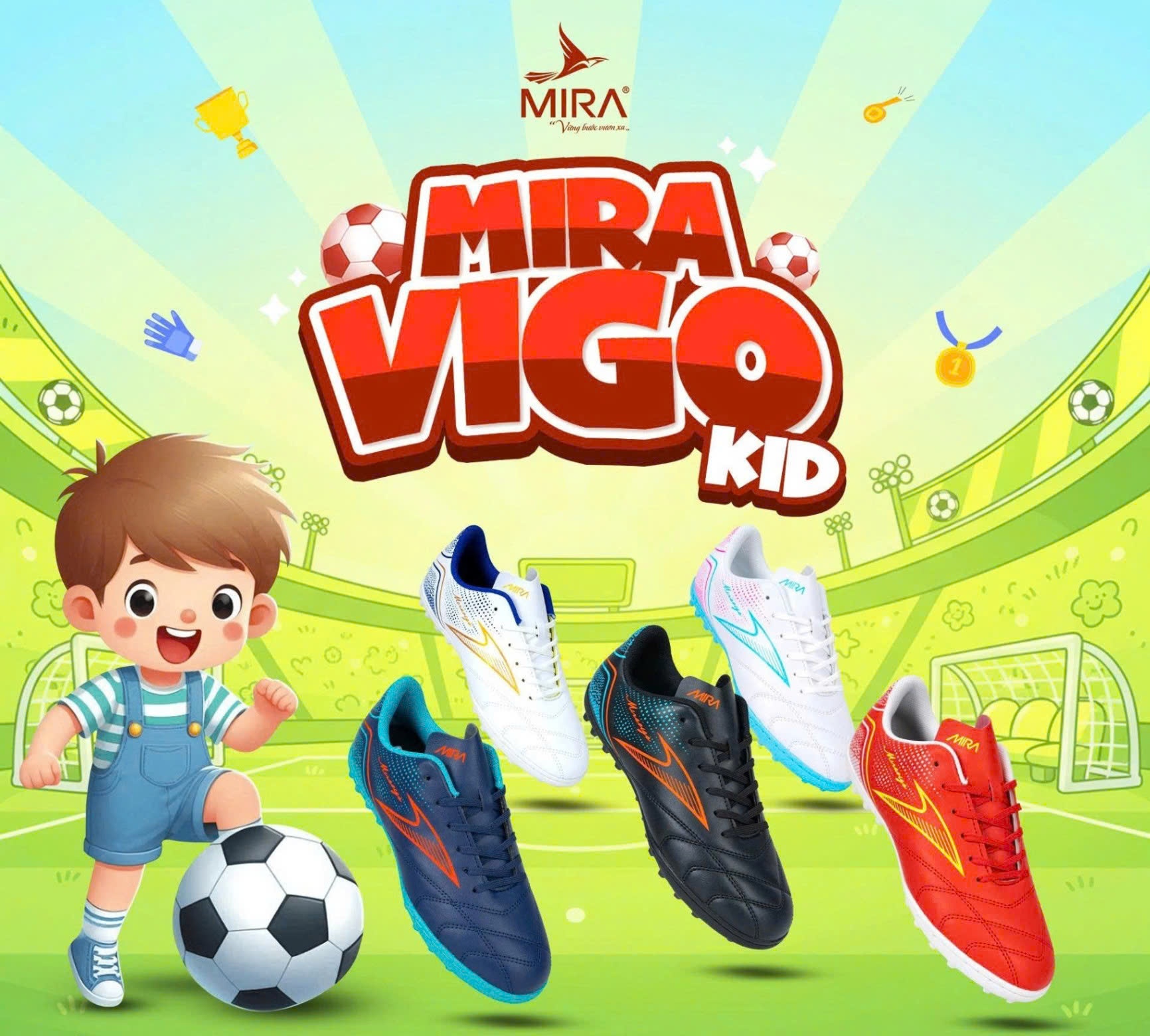 Giày đá bóng MIRA VIGO.TRG