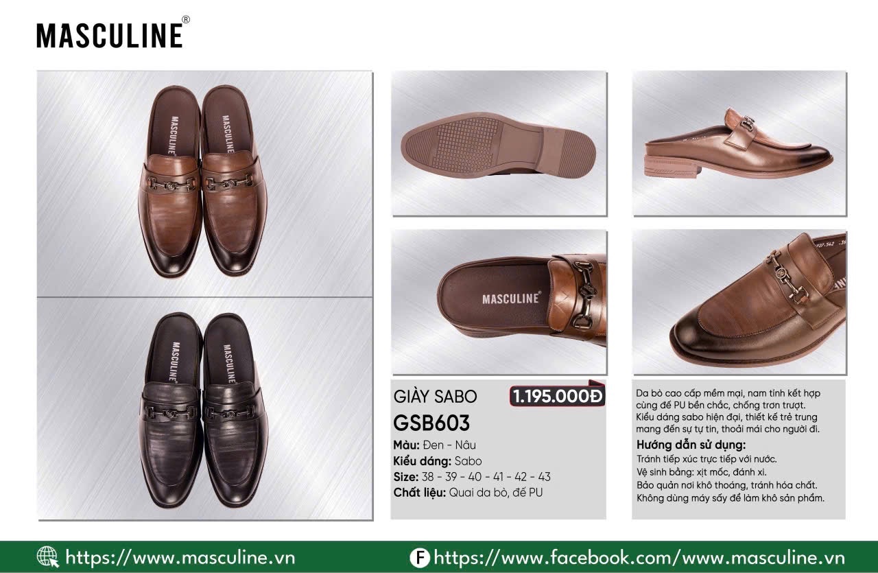 Sục nam Masculine GSB603.NAU