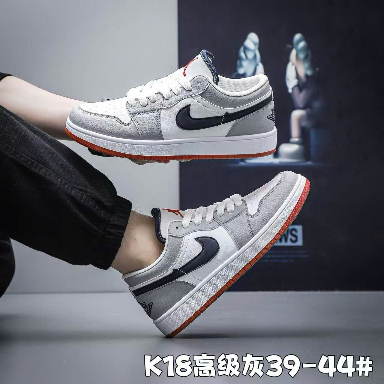 Giày thể thao nam K18.XAM