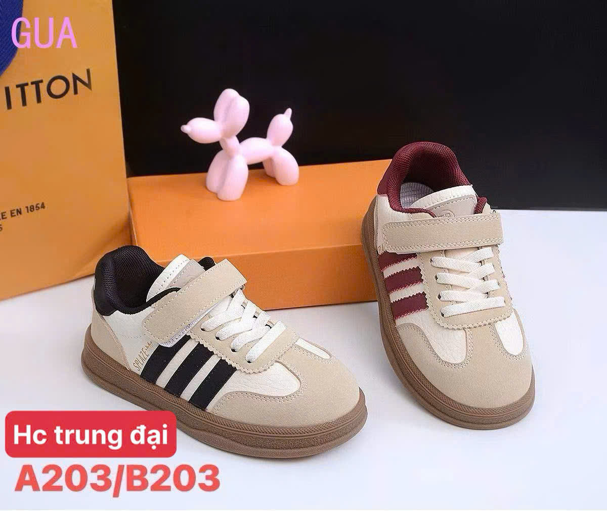 Giày thể thao TE 203(27-37).DEN