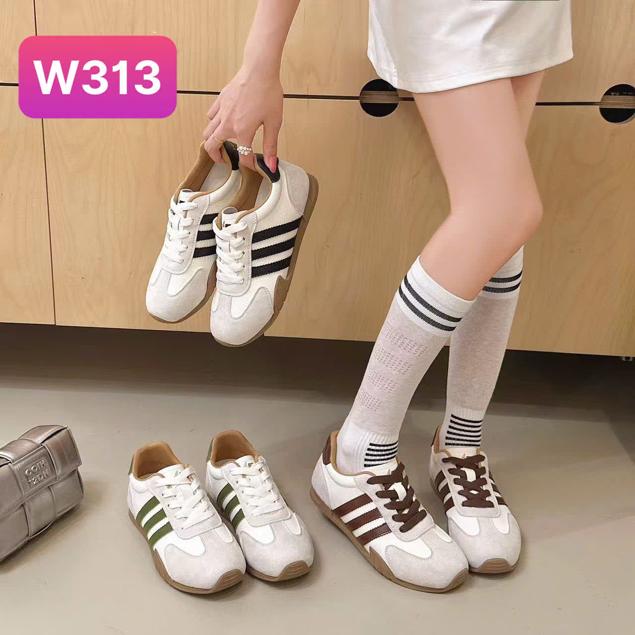 Giày thể thao nữ W313.NAU