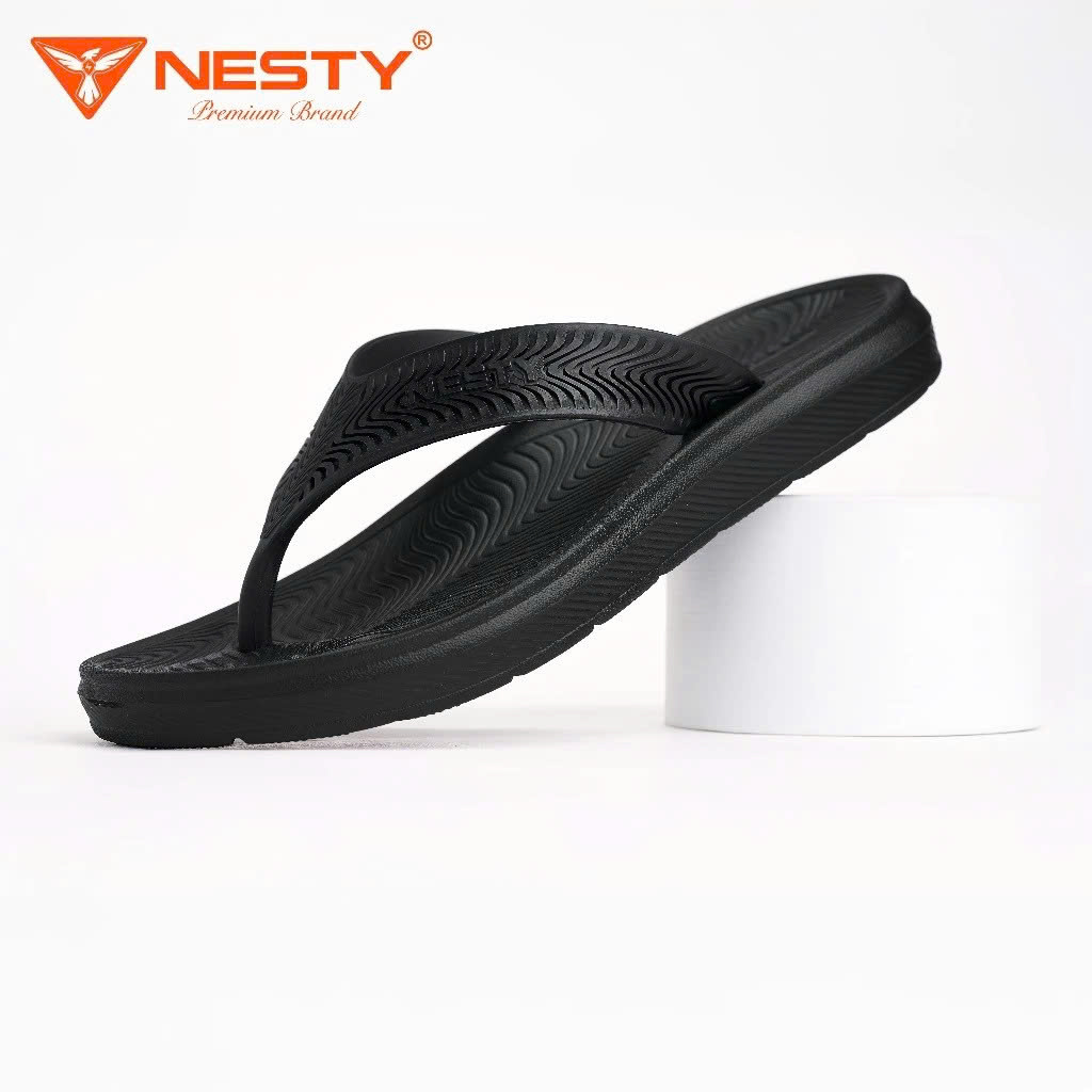 Dép kẹp NESTY siêu nhẹ - Đường vân 3D NE66.DEN