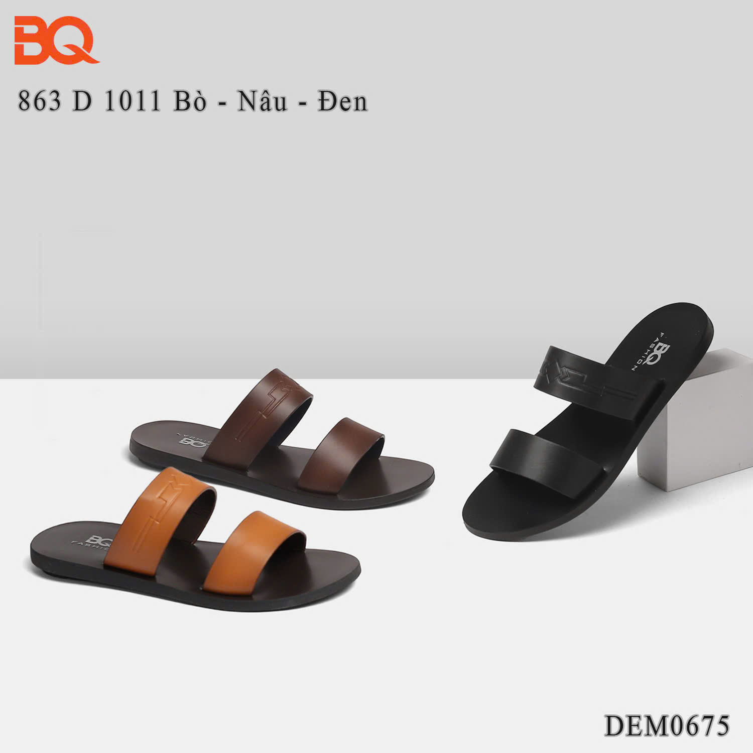 Dép nam BQ DEM0675.NAU