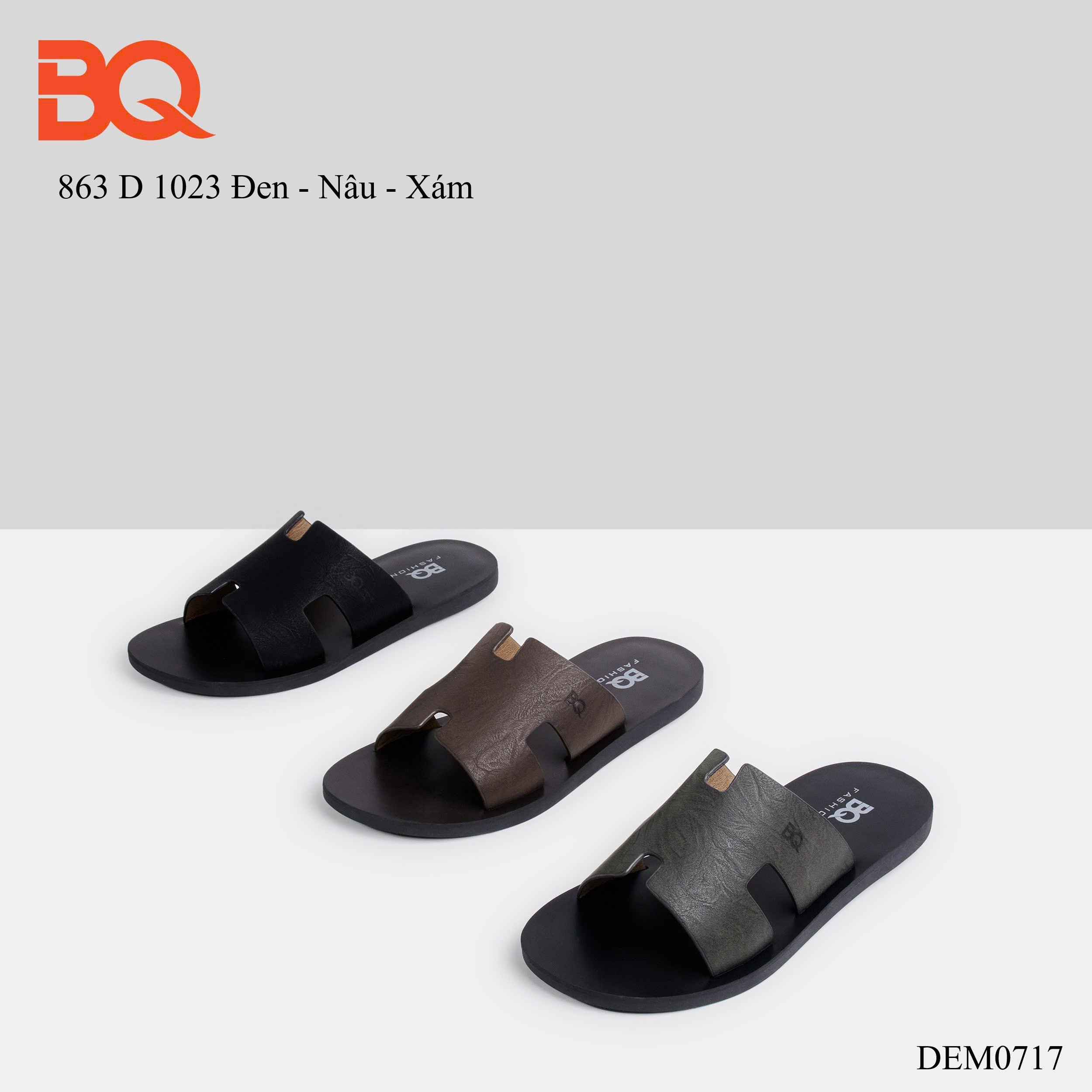 Dép lê nam BQ DEM0717.DEN