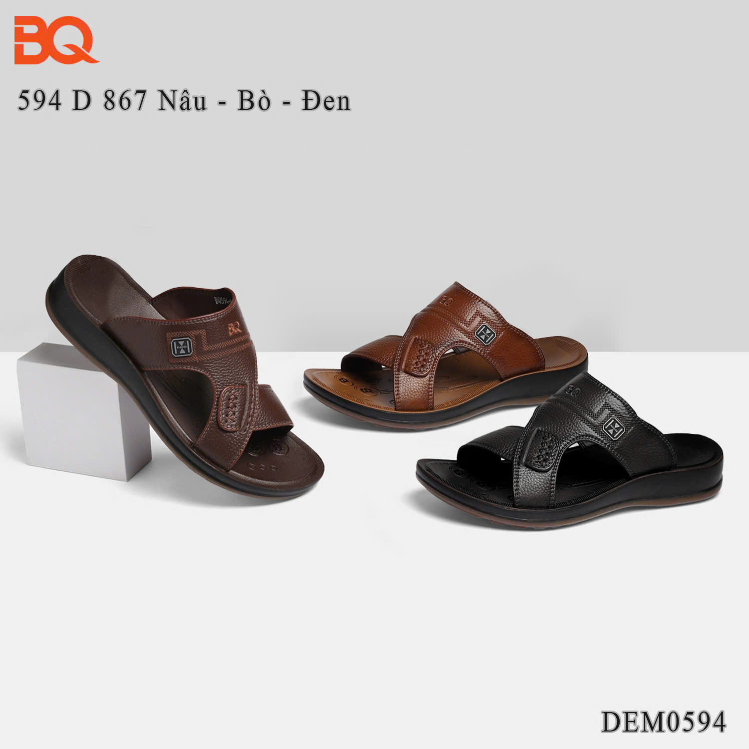 Dép lê nam BQ DEM0594.NAU