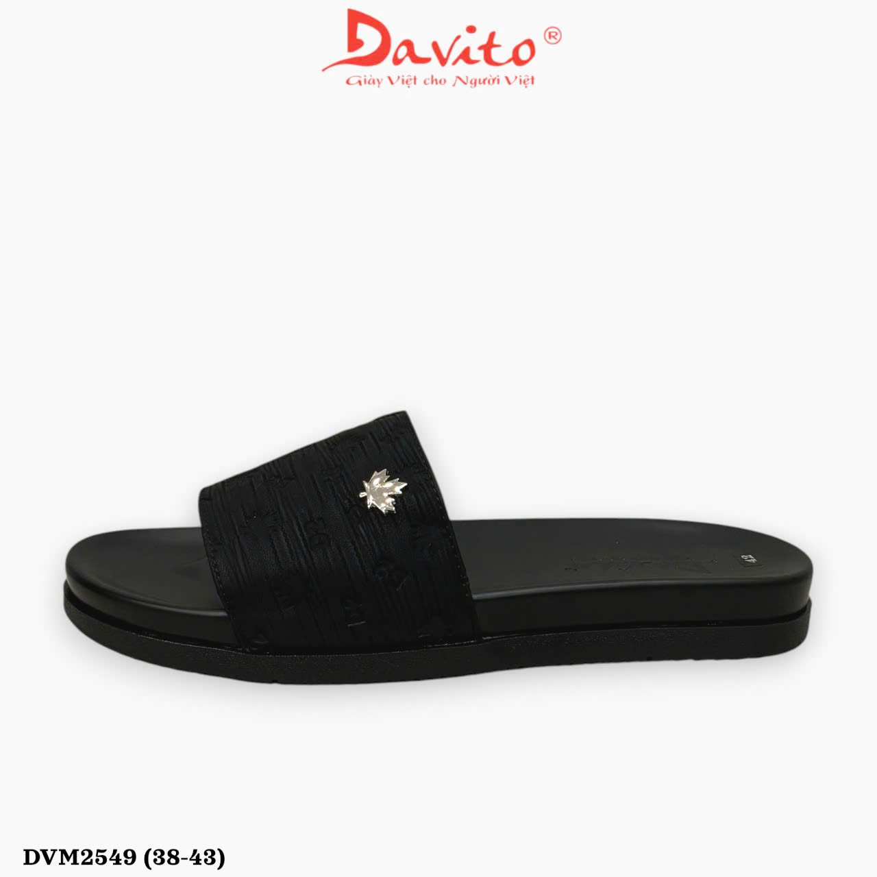  Dép nam DAVITO DVM2549.DEN