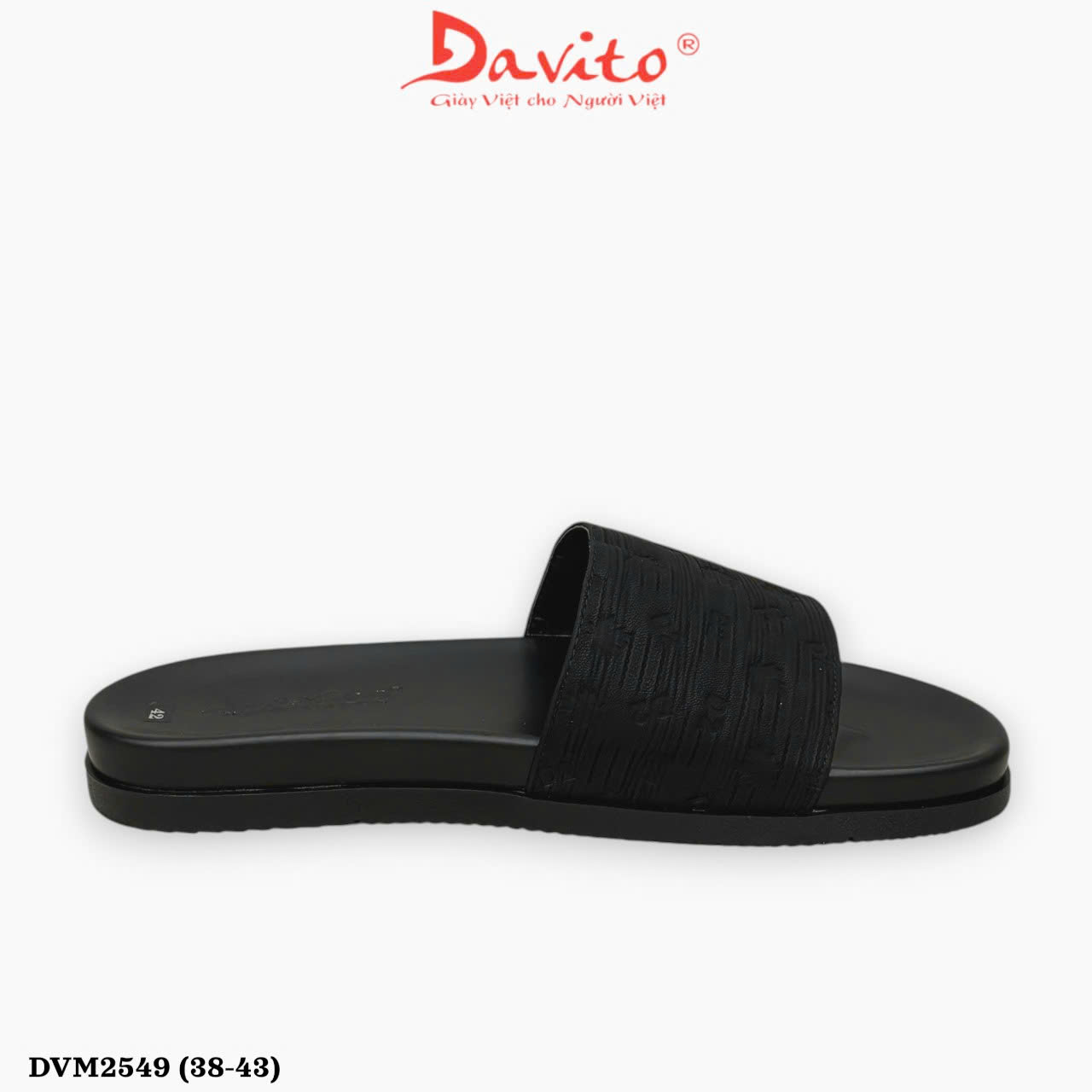 Dép nam DAVITO DVM2549.DEN
