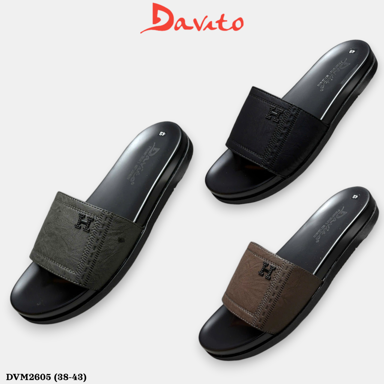 Dép nam DAVITO DVM2605.DEN