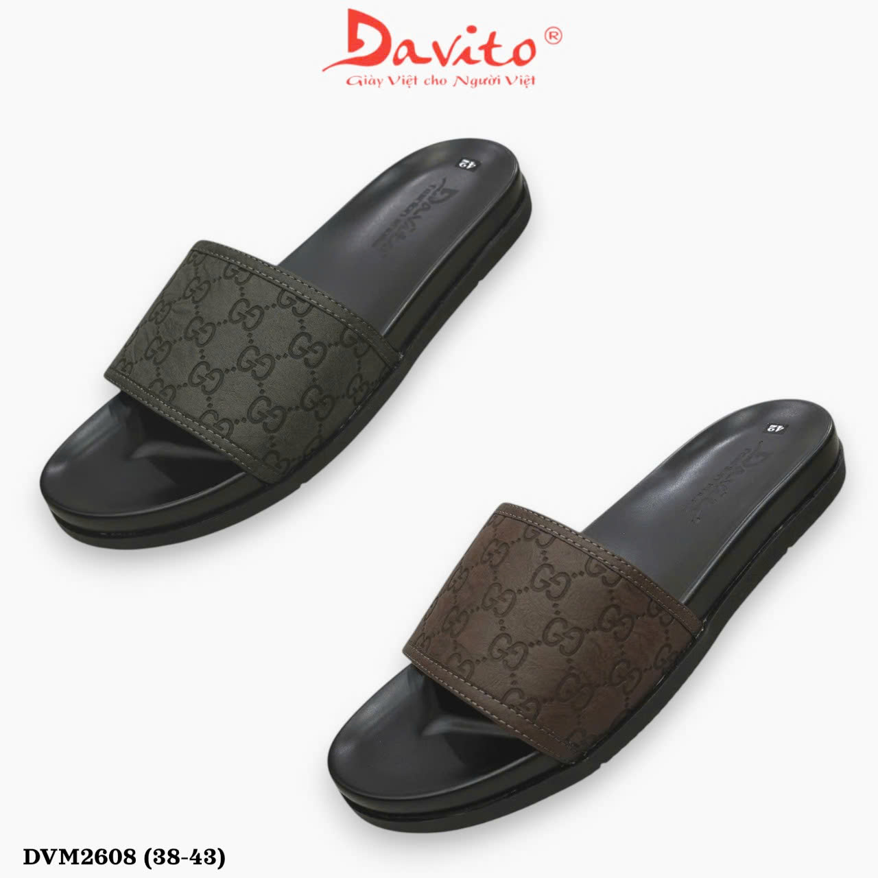 Dép nam DAVITO DVM2608.NAU