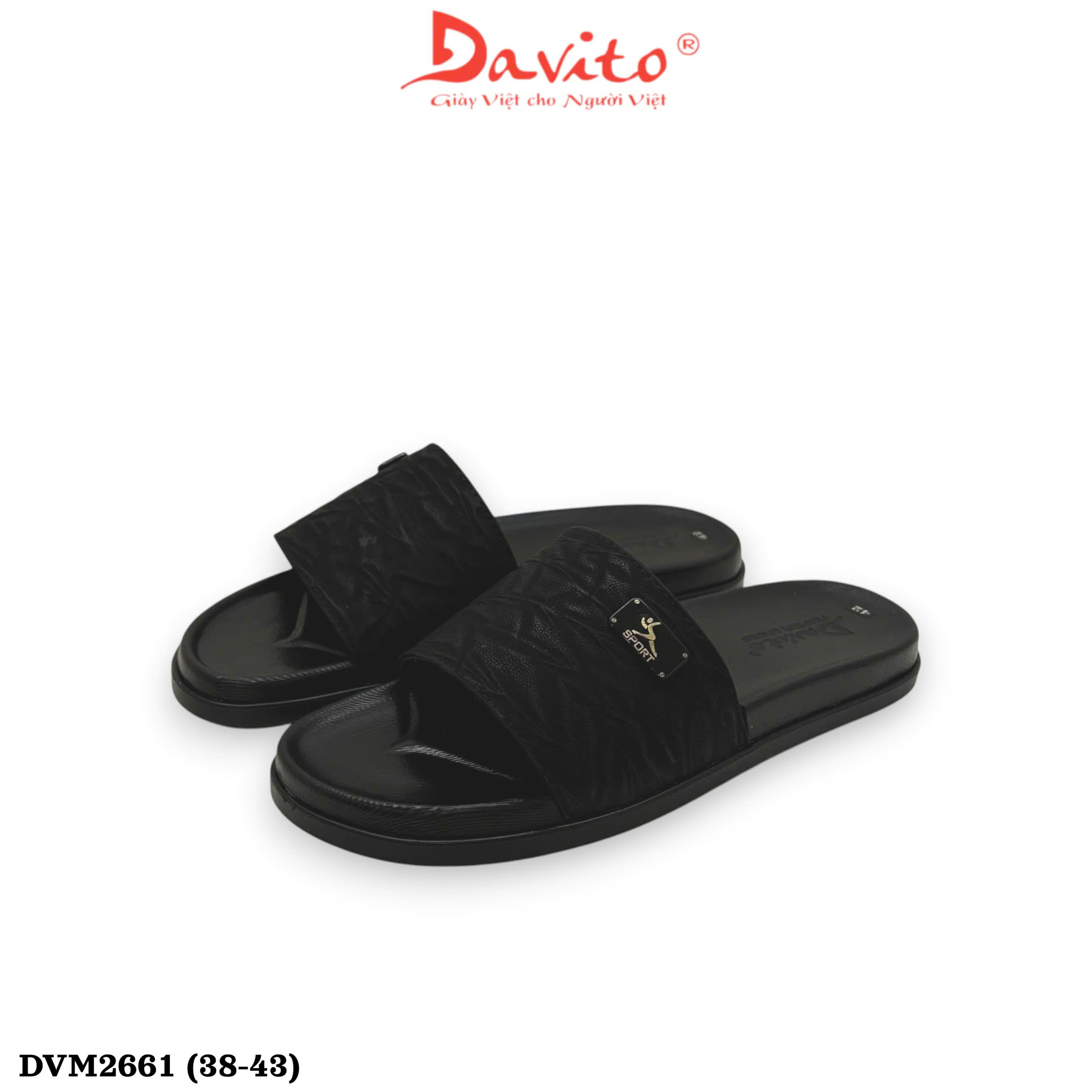 Dép nam DAVITO DVM2661.DEN