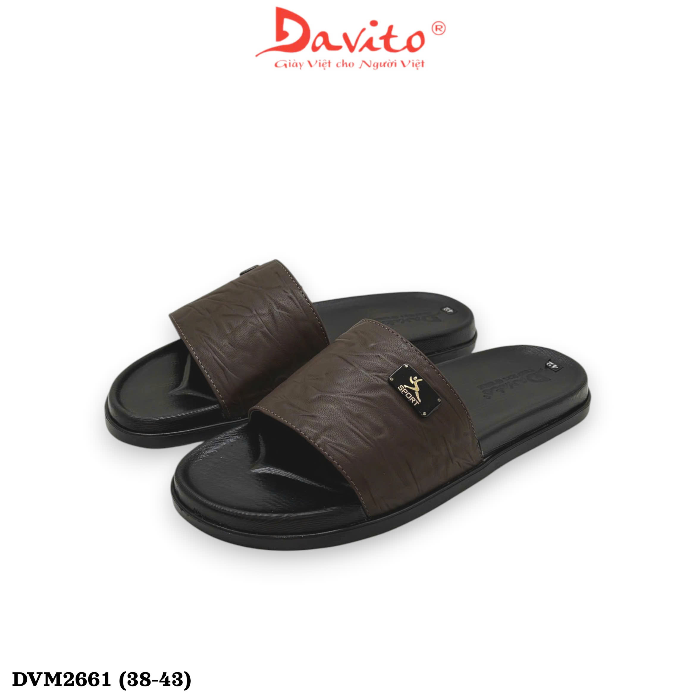 Dép nam DAVITO DVM2661.NAU