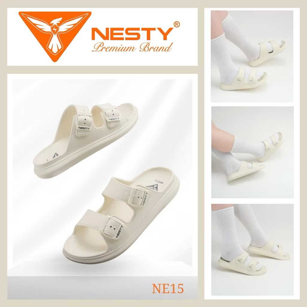 Dép nhựa quai ngang NESTY NE15.KEM