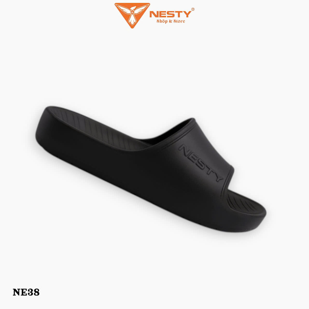 Dép bánh mì siêu nhẹ 4cm NESTY NE38.DEN