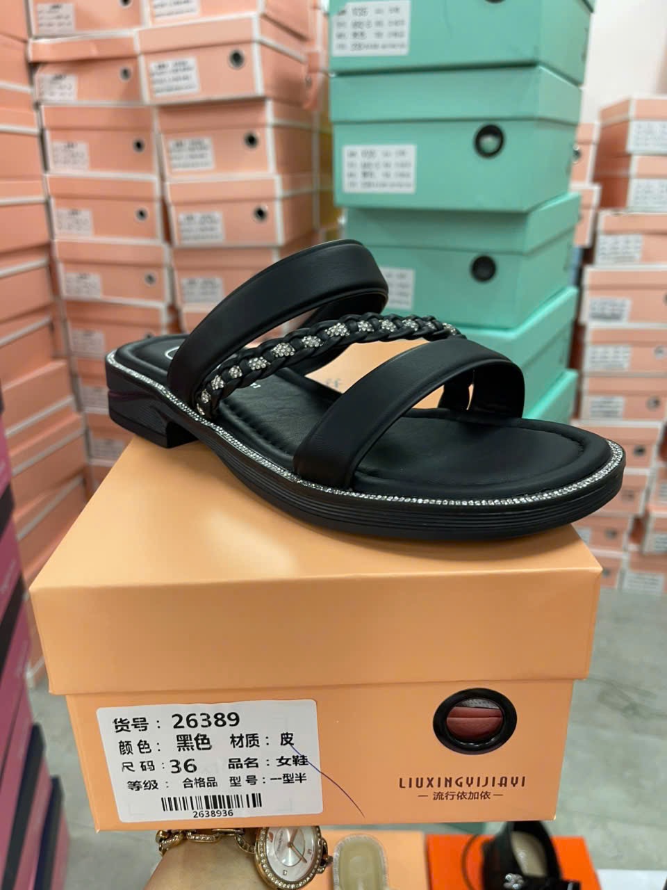Dép nữ 26389.DEN