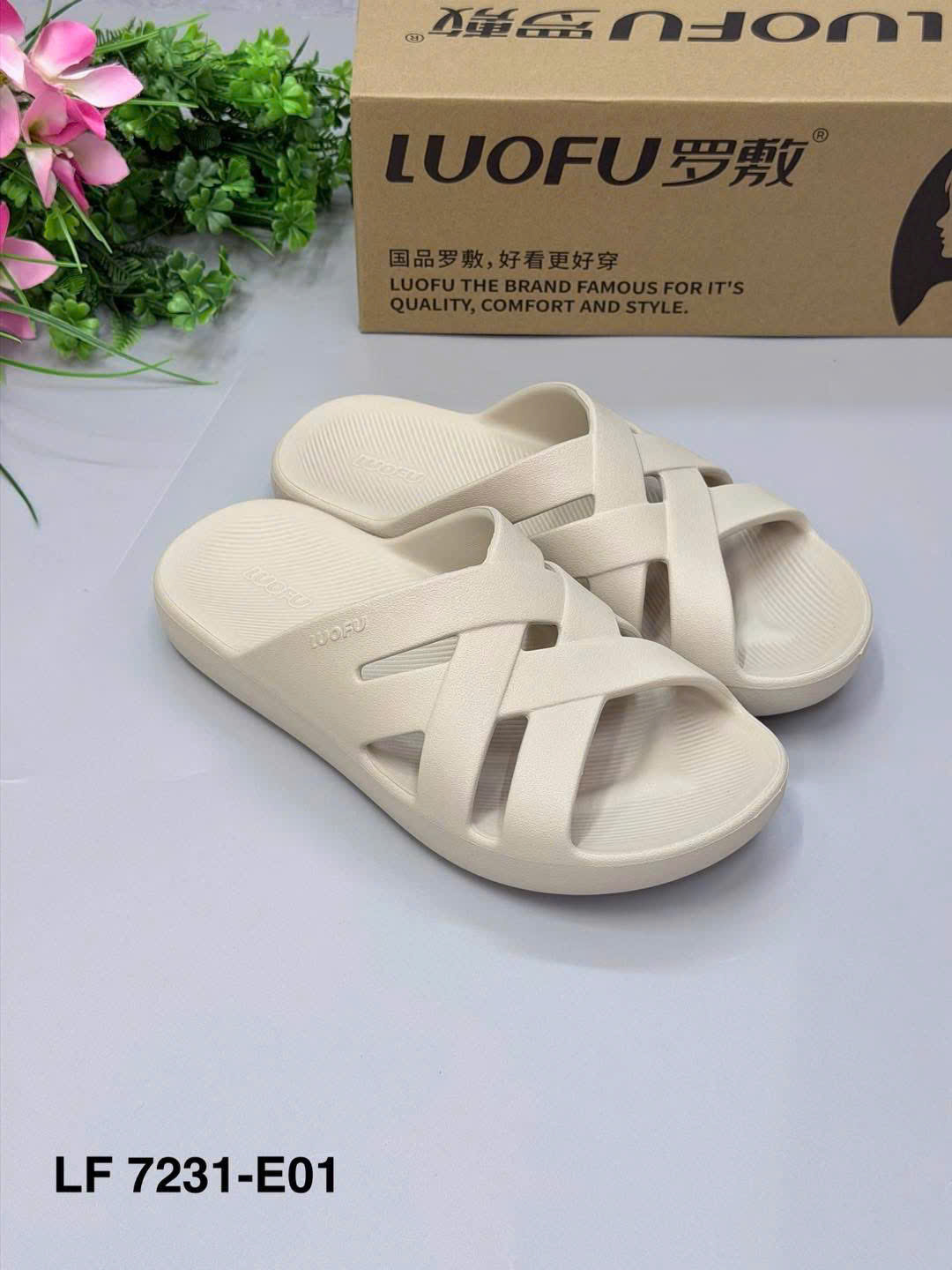 Dép lê nữ LUOFU E7231.KEM