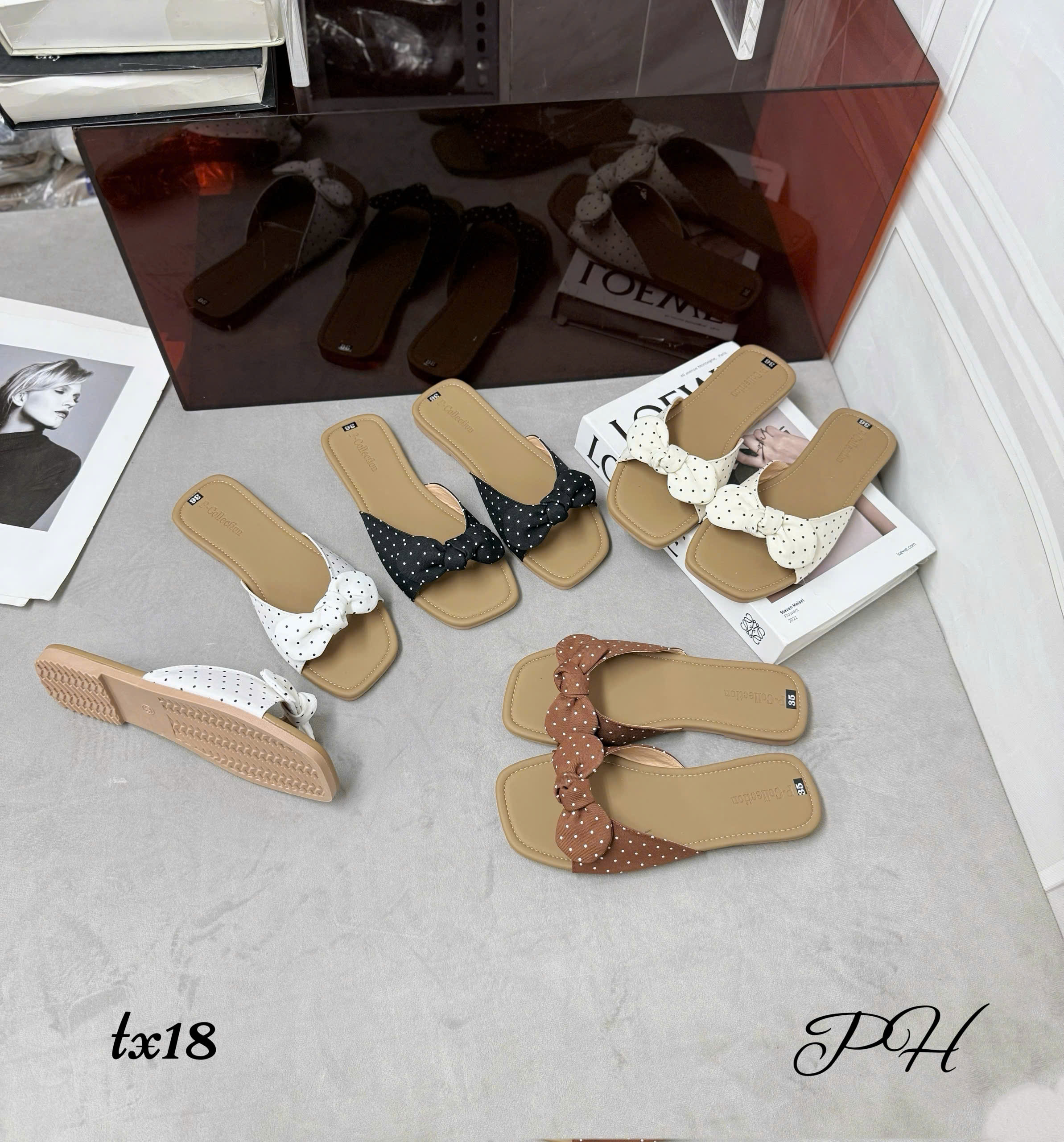 Dép lê nữ TX18.DEN