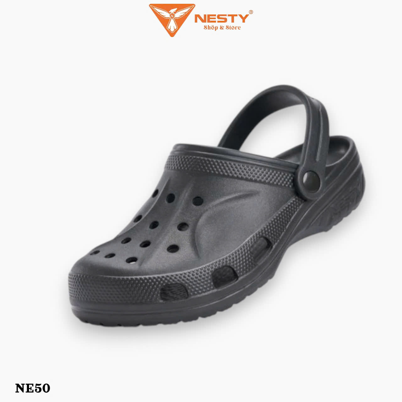 Dép sục NESTY siêu nhẹ, êm chân 3cm NE50.DEN