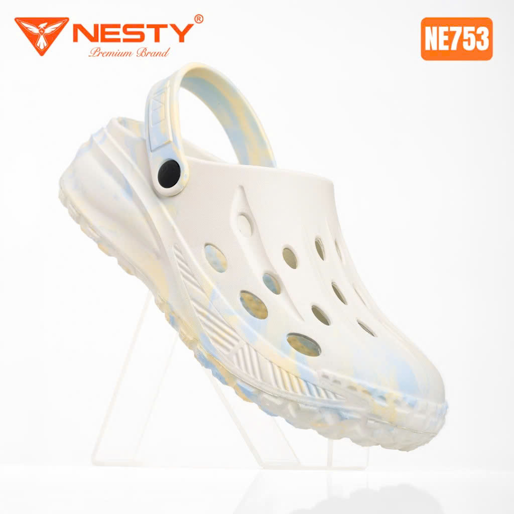Dép Sục NESTY NE75 Loang EVA Quai Gài – Dép Đế Dày Siêu Nhẹ Thoáng Khí Chống Trượt Unisex