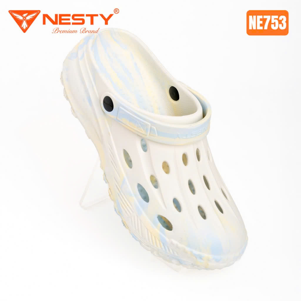 Dép Sục NESTY NE75 Loang EVA Quai Gài – Dép Đế Dày Siêu Nhẹ Thoáng Khí Chống Trượt Unisex