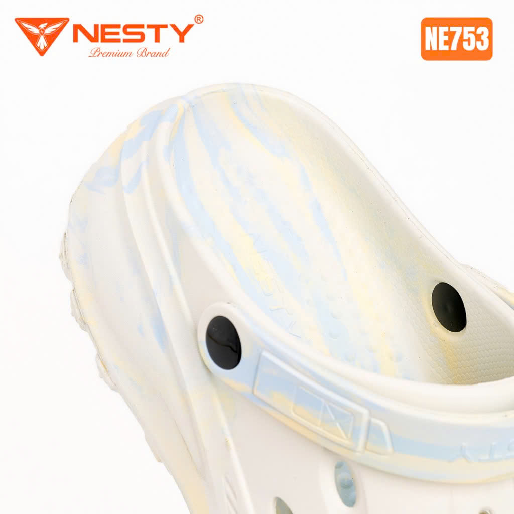 Dép Sục NESTY NE75 Loang EVA Quai Gài – Dép Đế Dày Siêu Nhẹ Thoáng Khí Chống Trượt Unisex