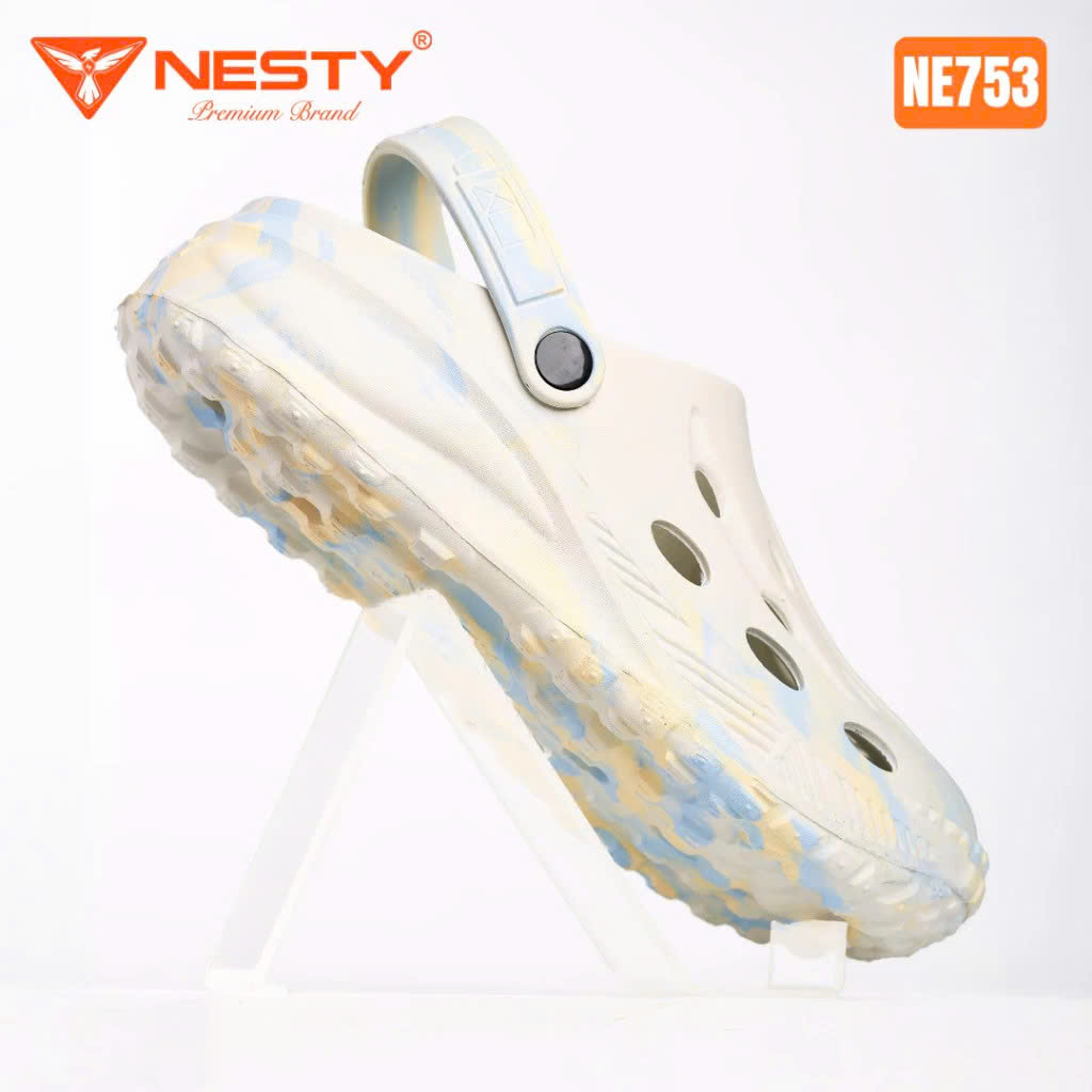 Dép Sục NESTY NE75 Loang EVA Quai Gài – Dép Đế Dày Siêu Nhẹ Thoáng Khí Chống Trượt Unisex