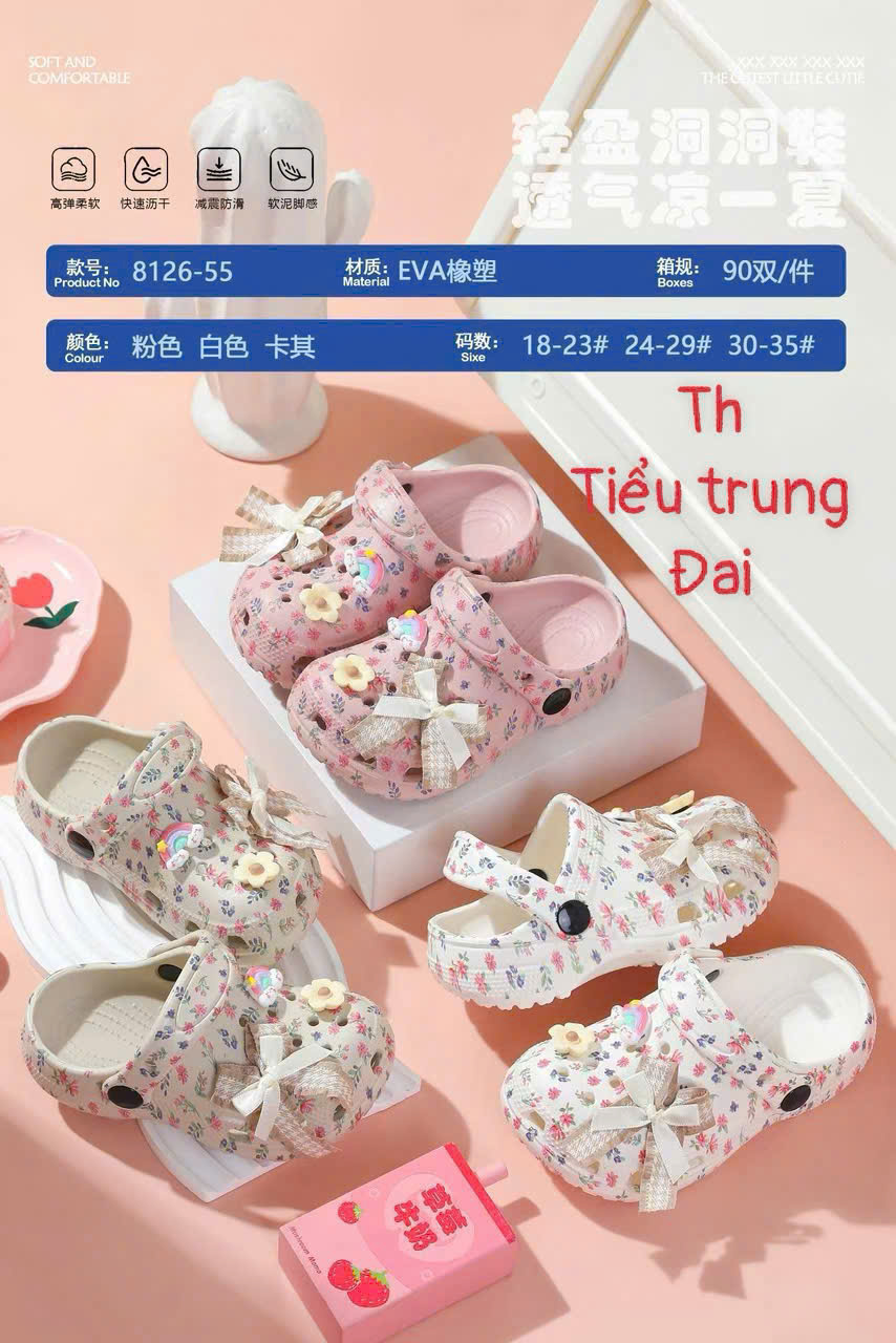 Dép sục trẻ em 8126-55(18-35).HOG