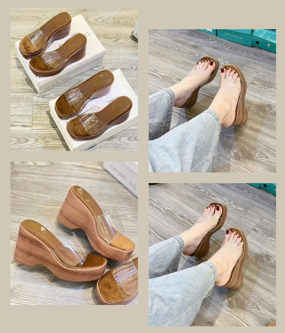 Dép xuồng nữ 1558.NAU