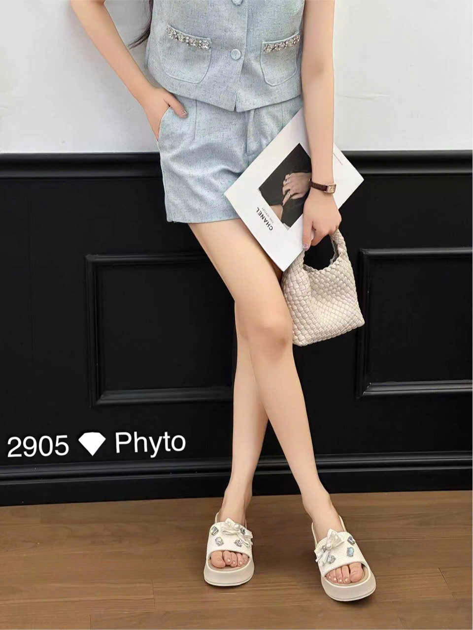 Dép xuồng nữ PHYTO 2905.KEM