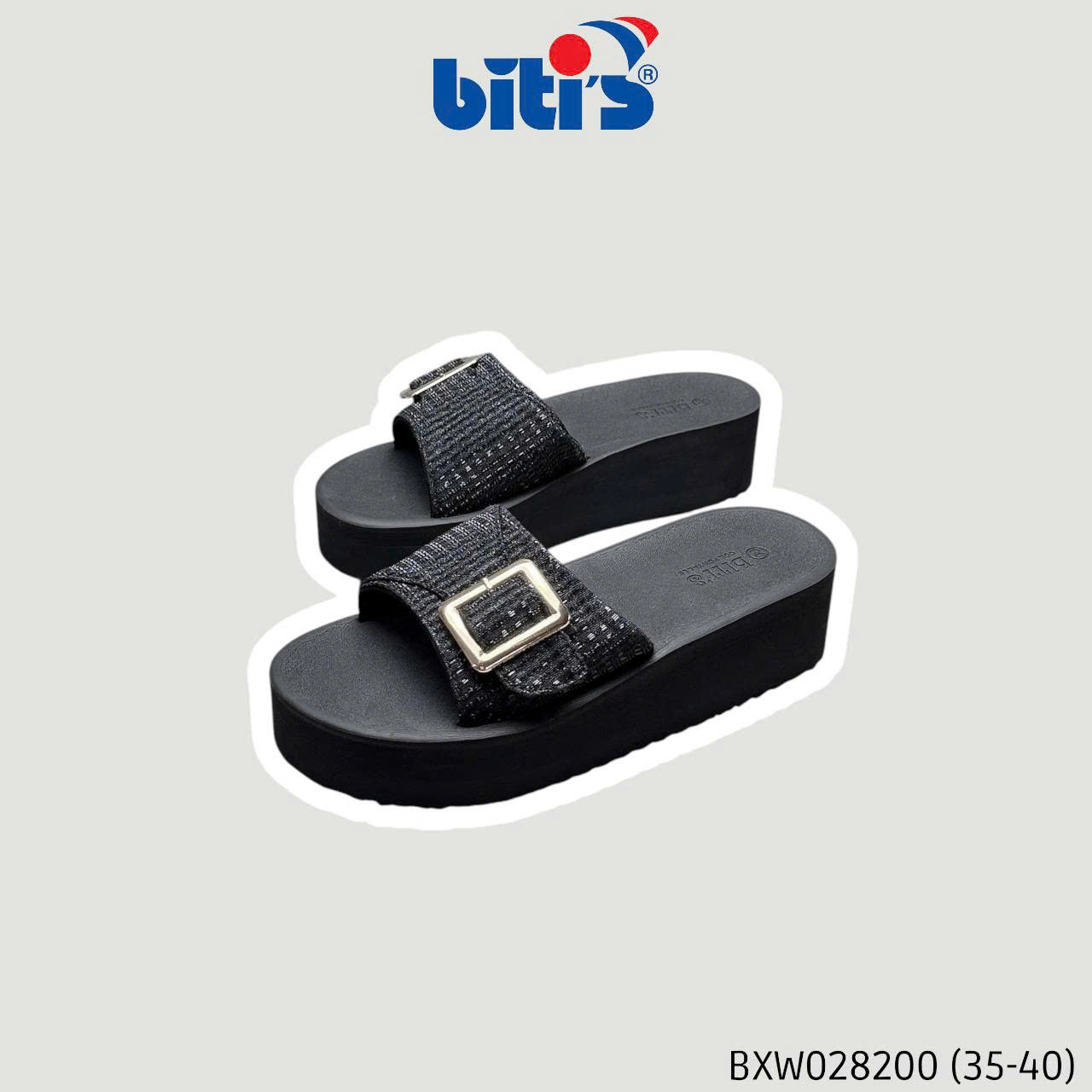 Dép xuồng nữ BITIS BXW028200.DEN