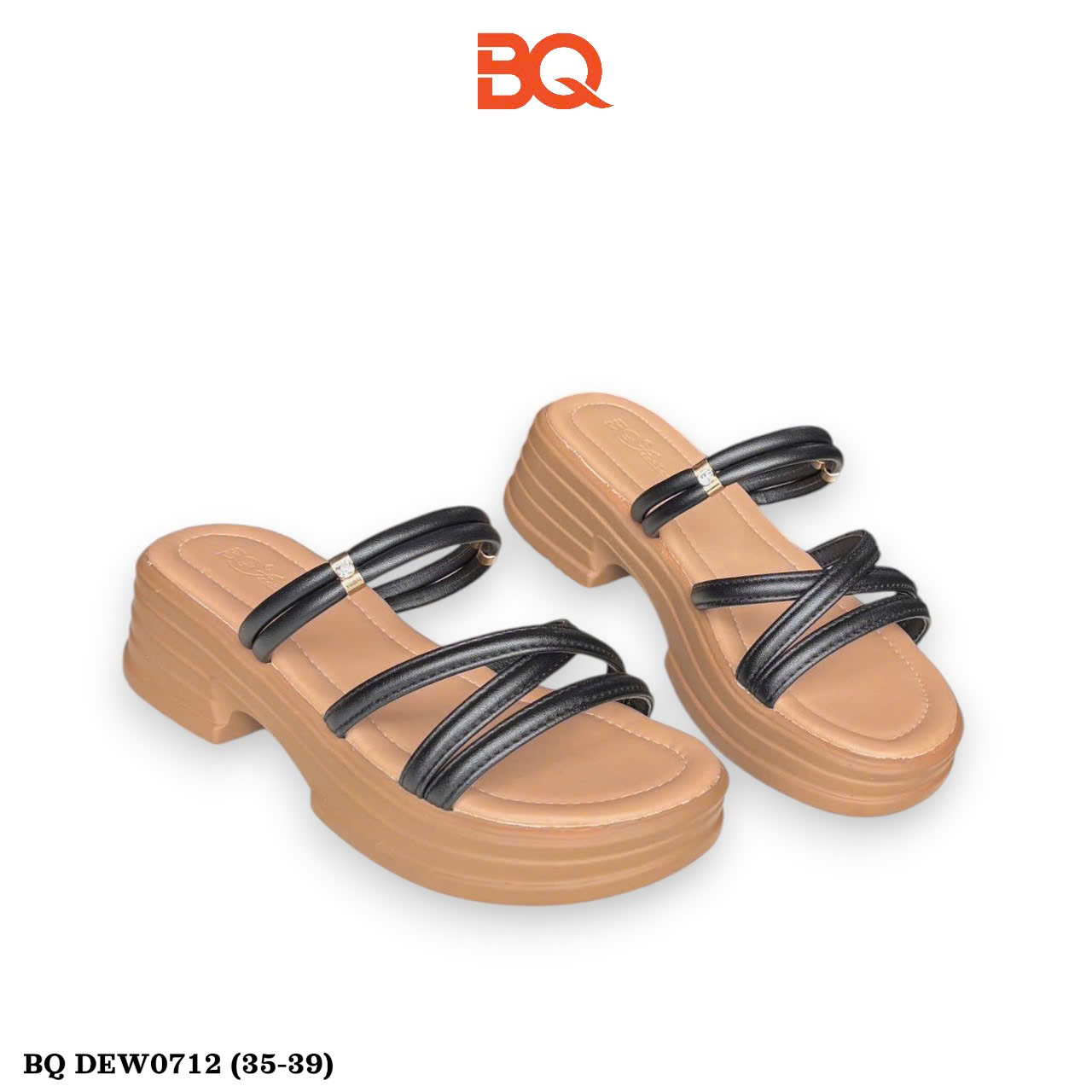Dép xuồng nữ BQ DEW0172.DEN