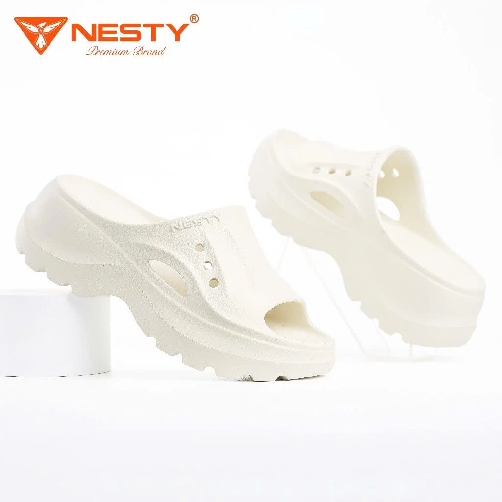 Dép NESTY EVA đế bánh mì siêu nhẹ NE73.KEM