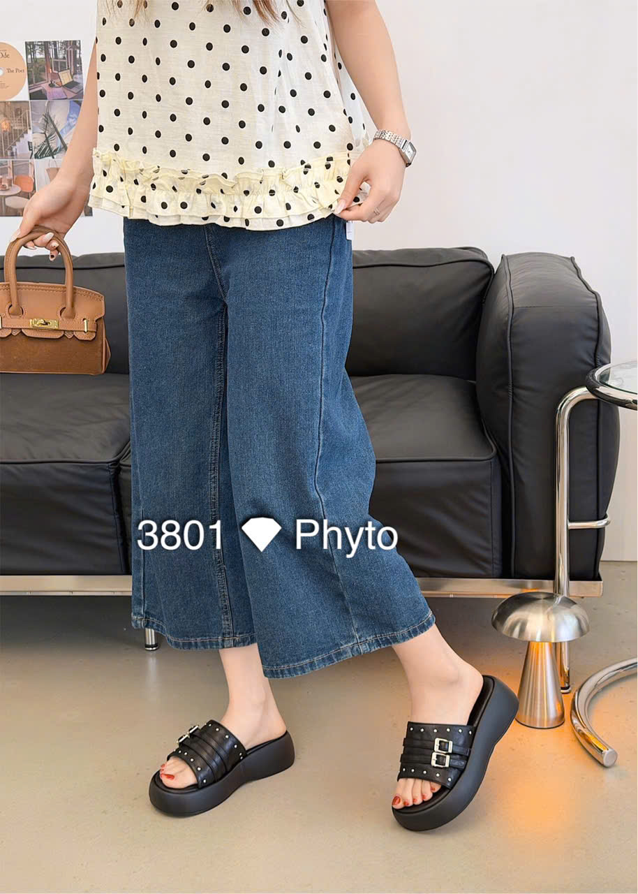 Dép nữ PHYTO 3801.DEN