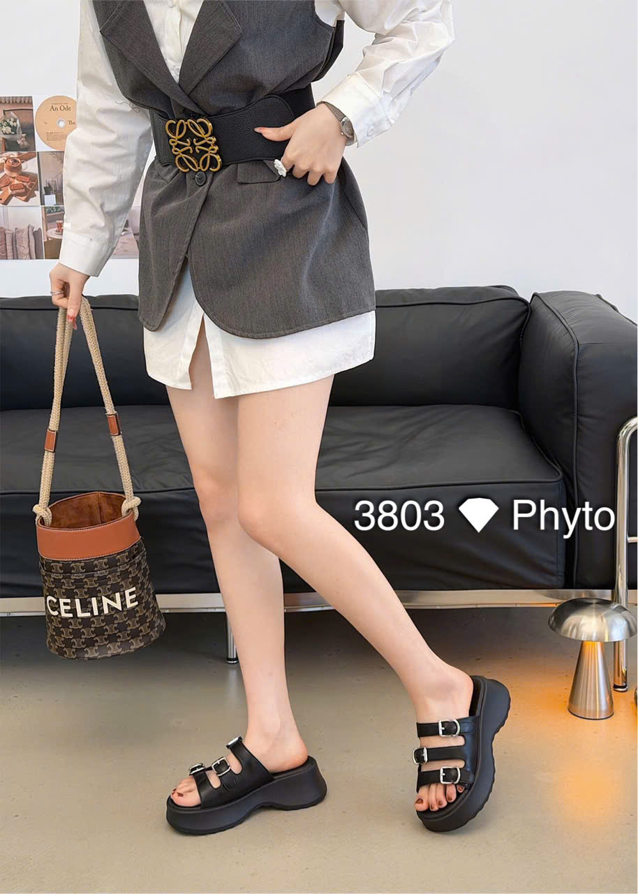 Dép nữ PHYTO 3803.DEN