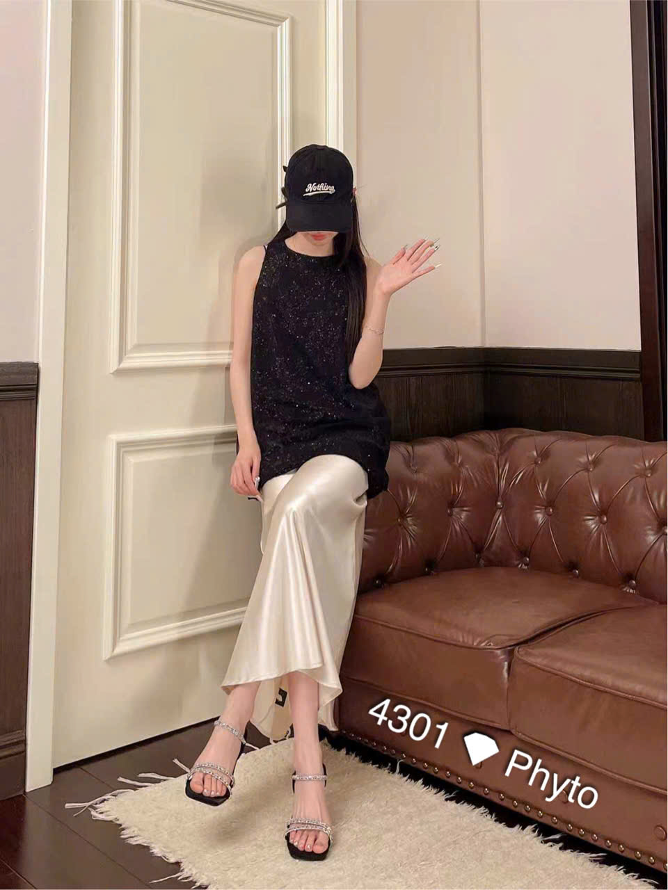 Dép nữ PHYTO 4301.DEN