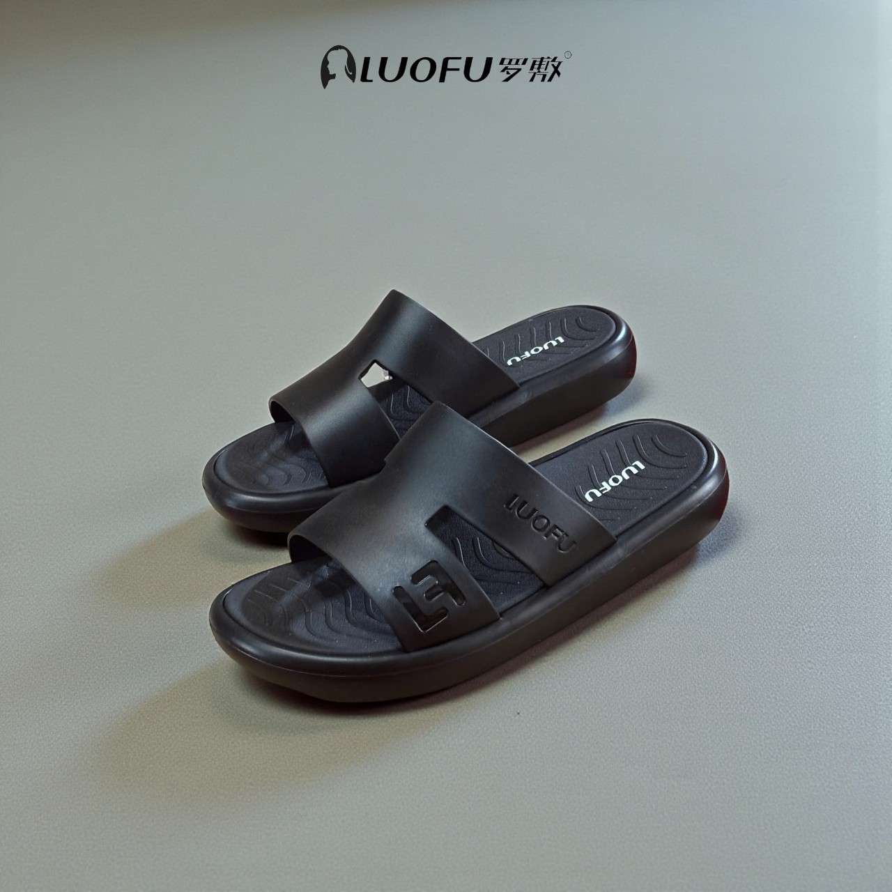 Dép lê LUOFU E6252(40-44).DEN