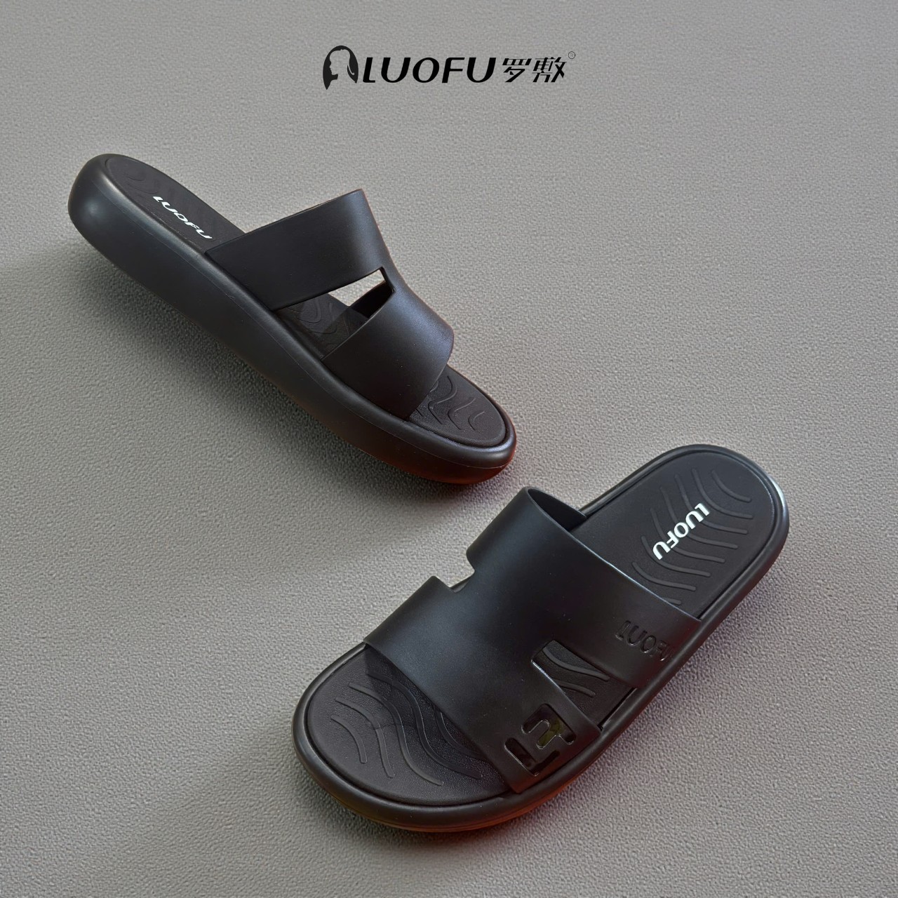 Dép lê LUOFU E6252(40-44).DEN