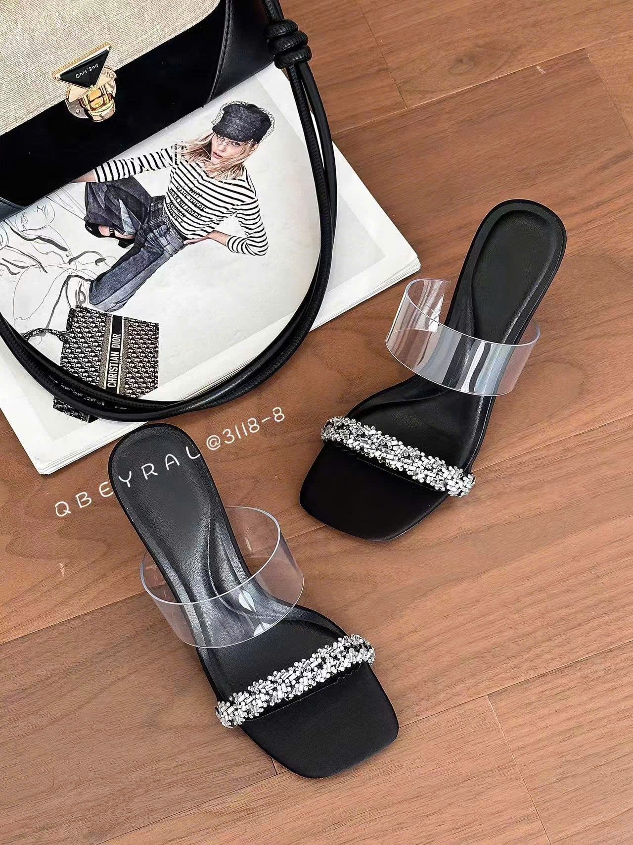 Dép nữ S3118-8.DEN