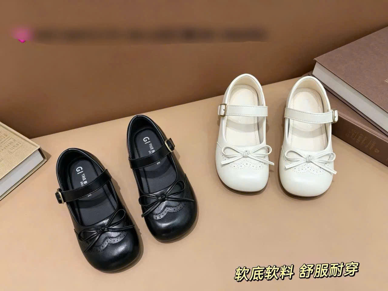 Giày bệt bé gái 26512(26-36).KEM