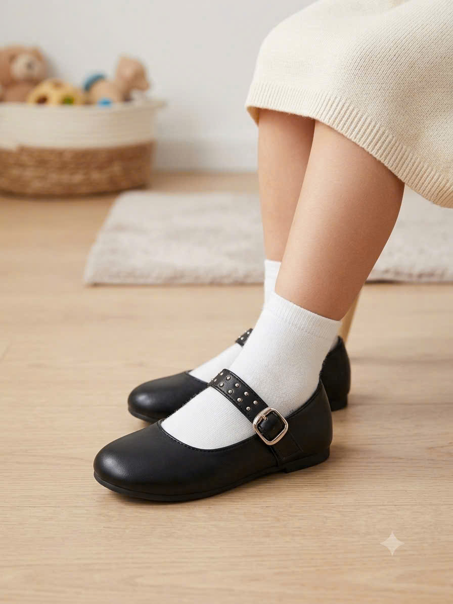 Giày búp bê bé gái 26519(29-34).DEN
