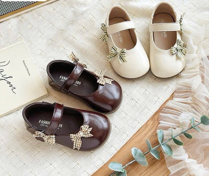 Giày bệt bé gái DDY880(21-25).KEM
