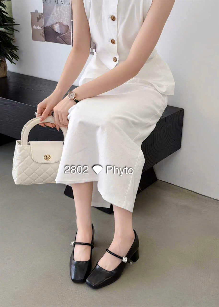 Giày cao gót nữ PHYTO 2802.DEN