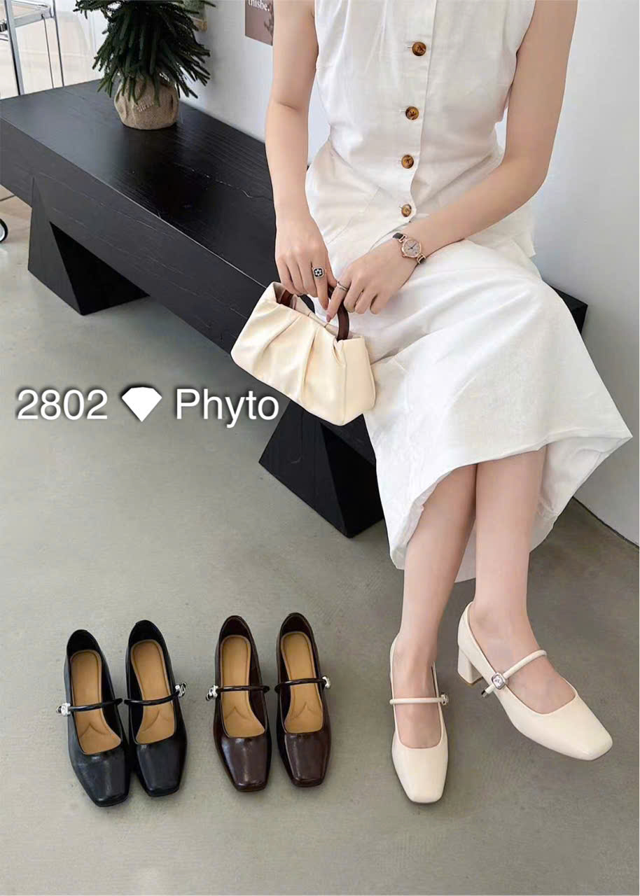 Giày cao gót nữ PHYTO 2802.NAU