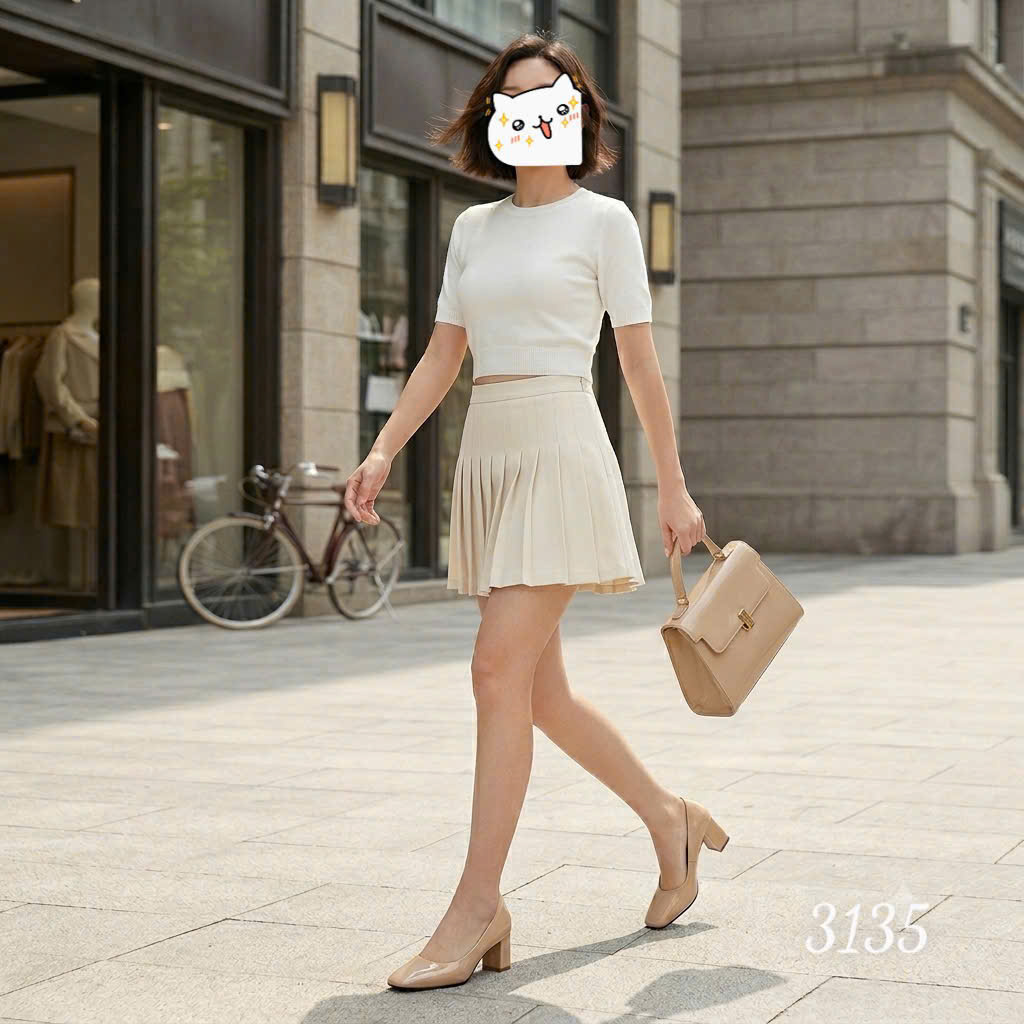 Giày cao gót nữ PHYTO 3135.KEM