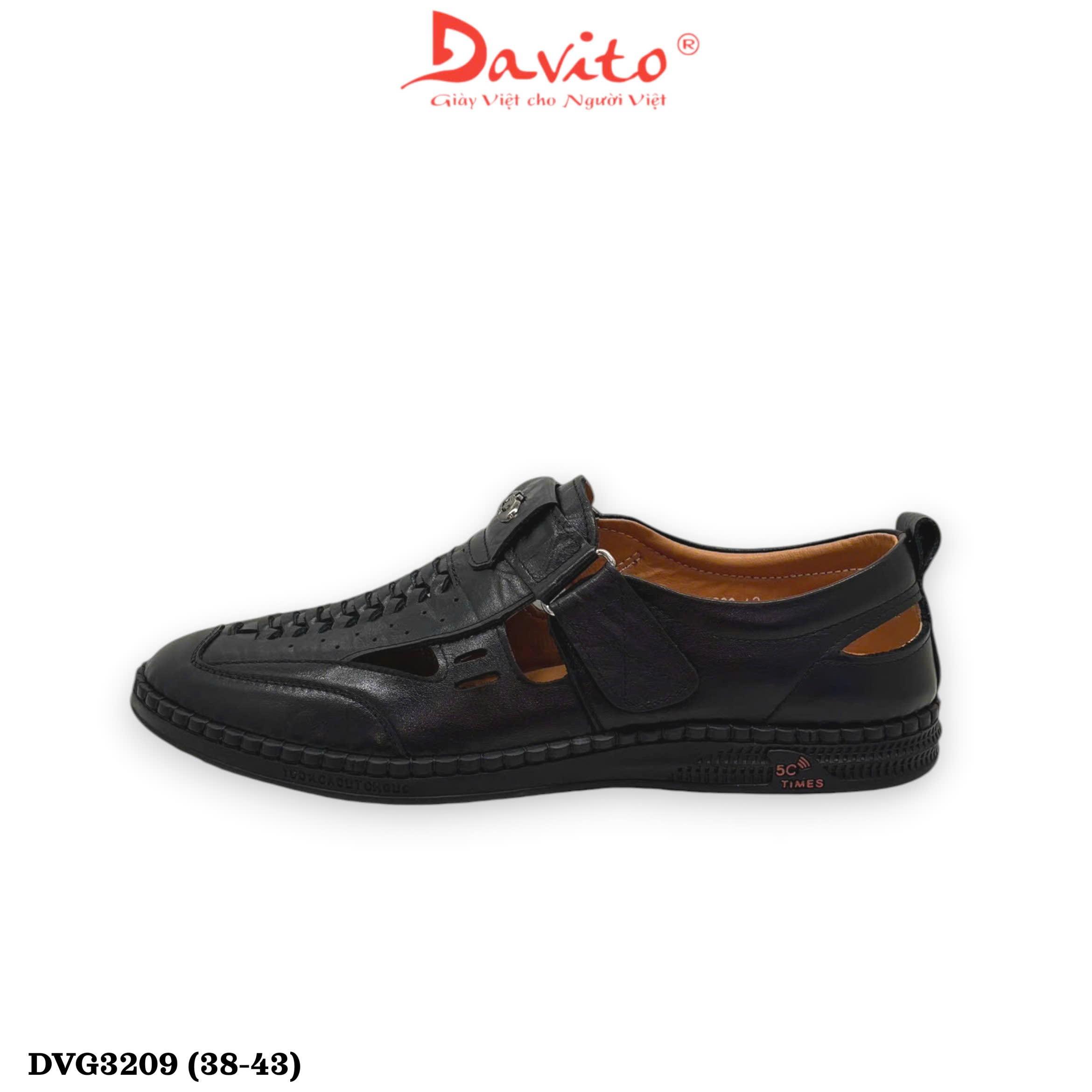 Giày nam DAVITO DVG3209.DEN