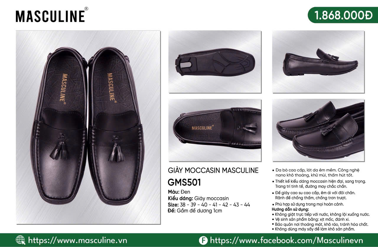Giày nam MASCULINE GMS501.DEN
